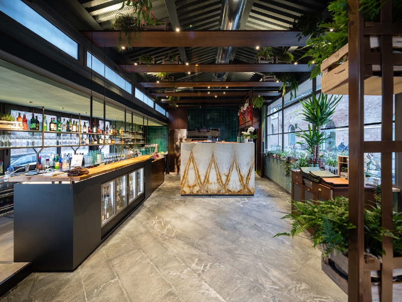 OMIF Wine Shop Wine Bar furniture for Pizzichi e Bocconi – Siena